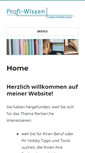 Mobile Screenshot of profi-wissen.de